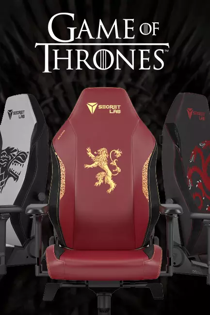 Les fauteuils Game of Throne de Secretlabs